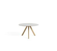 Table à manger CPH20 Ø120 Chêne/ Blanc cassé