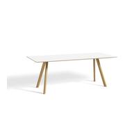 HAY Table de salle à manger Copenhague CPH30 - white laminate - vernis à base d'eau - 200 x 90 cm