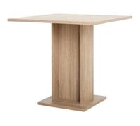 Table A Manger De 2 A 4 Personnes - Carrée - Classique - Décor Chene - Gustave - L 80 X L 80 Cm