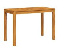 vidaXL Table à manger de jardin Bois massif d'acacia 110x55x75 cm