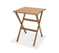 Table à Manger de Jardin - CHILLVERT - Milán - Bois traité FSC - Carré 2 Personnes