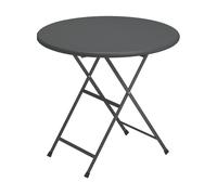Table à manger de jardin pliable Arc en Ciel Ø 80cm HxØ 74x80cm
