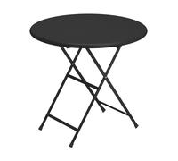 Table à manger de jardin pliable Arc en Ciel Ø 80cm HxØ 74x80cm