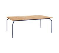 Table à manger de jardin South 200x120cm teck LxWxH 200x90x74cm