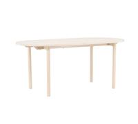 Andy table de salle à manger ovale 90x180 cm whitewash.