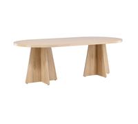 Table à Manger Design "Bootcut" 230cm Naturel