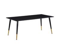 Table à Manger Design "Dipp" 180cm Noir & Or