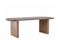 Table à Manger Design "Eleonora" 230cm Marron