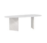 Table à Manger Design "Grönvik" 220cm Blanc