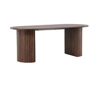 Table à Manger Design "Haron" 200cm Marron