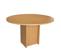 Table à Manger Droite Ronde Hübsch Nature