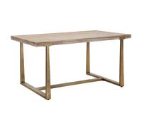 Table à Manger Effet Bois "Ankara" 150cm Naturel