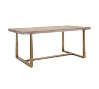 Table à Manger Effet Bois "Ankara" 180cm Naturel