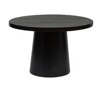 Atmosphera – Table de repas Boki ronde D 120 cm manguier 4 personnes noire
