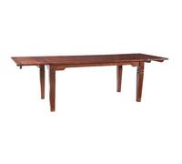 Table à manger extensible 140x90 Acacia laqué Nougat OXFORD #119