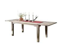 Table à Manger Extensible 160-240x90cm - Bois Massif de Palissandre huilé - Style Colonial/Ethnique - Leeds #53