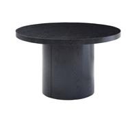 Table à manger extensible 4 à 12 personnes en MDF - Noir - SIDRINA