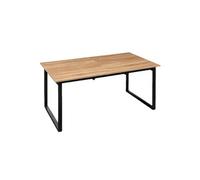 5five - table extensible 6 8 personnes effet chêne naturel ""aliaj""