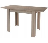 Table à Manger Extensible Chêne de Sonoma - Résistante aux rayures et à l'humidité - 170 x 80 x 75 cm
