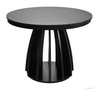 Table à manger extensible - DICIFFY - Noir - 100x140x100 cm