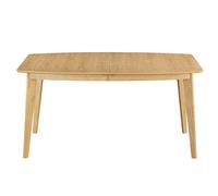 Table à manger extensible scandinave en bois clair L150-200 LEENA