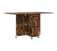 Table à Manger Extensible en Bois d'Ingénierie avec Rangement, 140x80x77 | Design minimaliste, base stable, surface résistante à l'eau, entretien facile, pour salon ou cuisine, accueille plus
