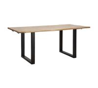 Table à Manger Extensible en Bois "Mango" 180-280cm Naturel
