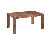Table À Manger Extensible En Noyer Marron
