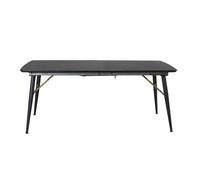 Table à Manger Extensible "Gold" 180-220cm Noir