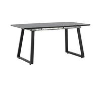 Table à Manger Extensible "Inca" 160-200cm Noir