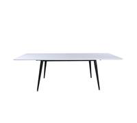 Table à Manger Extensible "Jimmy" 150-240cm Blanc