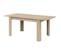Table à manger extensible KENDRA - Style contemporain - Décor chêne - L 140-190 x l 90 cm