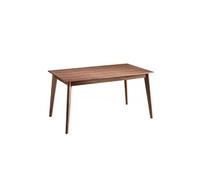 Table à manger extensible noyer Marron
