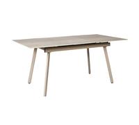 Home Deco Factory Table à manger extensible Pietra HD7804 Céramique 140-180 cm Beige