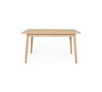 Table a manger extensible sans tiroir 4 personnes rectangulaire en Bois 90 x 90 x 75 cm
