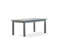 Table a manger extensible sans tiroir dcb garden 10 personnes en metal 250 x 95 cm