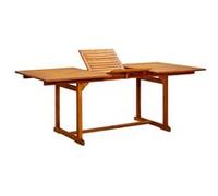 Vidaxl Table À Dîner De Jardin (150-200)X100x75cm Bois D'acacia Massif