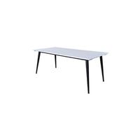 Table à Manger Extensible "Jimmy" 195-285cm Blanc