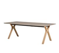 Table à manger extensible Space bois massif 220x95cm LxWxH 220x95x74cm