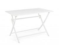 BIZZOTTO SALON Table extérieure Table pliante rectangle Elin 110 x 70 blanche G