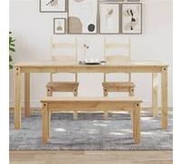 vidaXL Table à manger Panama 180x90x75 cm bois massif de pin, table de salle à manger, table à dîner, meuble à manger, table