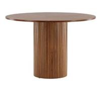 Venture Home Table de salle à manger Bianca Ø110 cm plaqué chêne