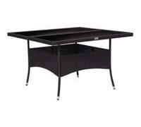 Table a manger fixe sans tiroir 4 personnes rond en Resine L 120 cm