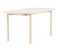 Andy table de salle à manger ovale 90x180 cm whitewash.