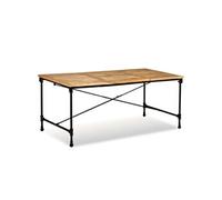 Table Salle à Manger Bois de Récupération Massif 180 cm Table à Manger vidaXL