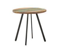 Table de salle à manger 80 cm Bois de récupération massif