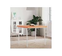 Vidaxl Dessus De Table 80x80x4 Cm Carré Bois Massif De Hêtre Marron