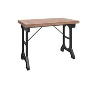 Table a manger fixe sans tiroir [en.casa] 2 personnes en bois massif 110 x 65 cm