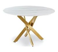 Table a manger fixe sans tiroir en Metal