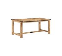 vidaXL Table à dîner 180x90x75 cm bois de manguier massif Marron